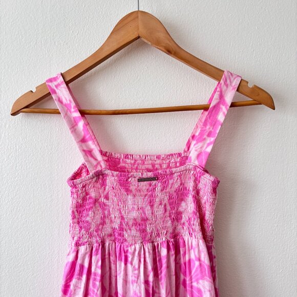 MICHAEL Michael Kors Palm Tiered Smock Midi Dress - Picture 6 of 8